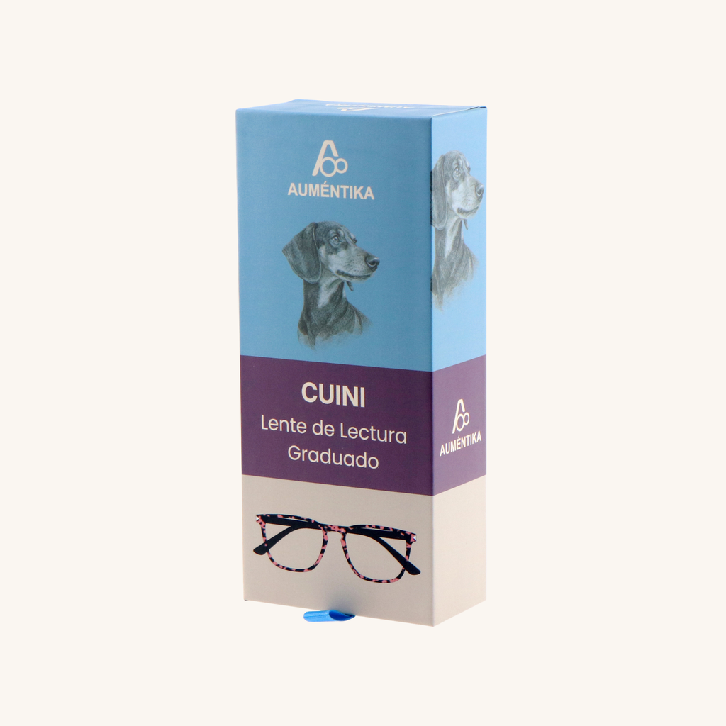 caja lentes de lectura aumentika modelo cuini