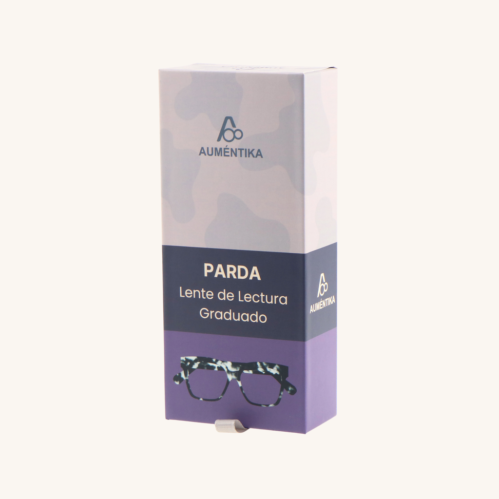 caja lentes de lectura aumentika modelo parda 