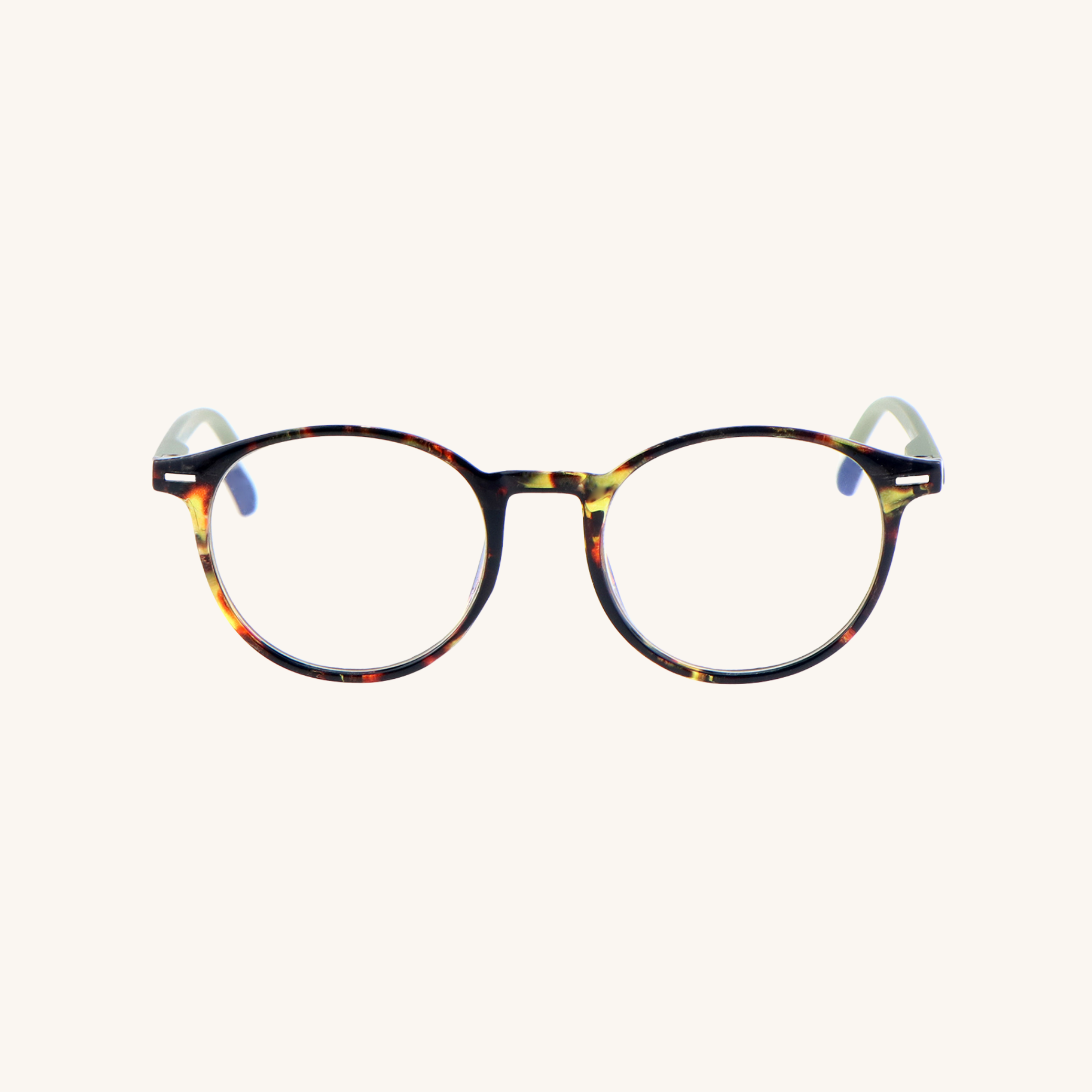 lentes de lectura aumentika modelo club con filtro azul vista frontal