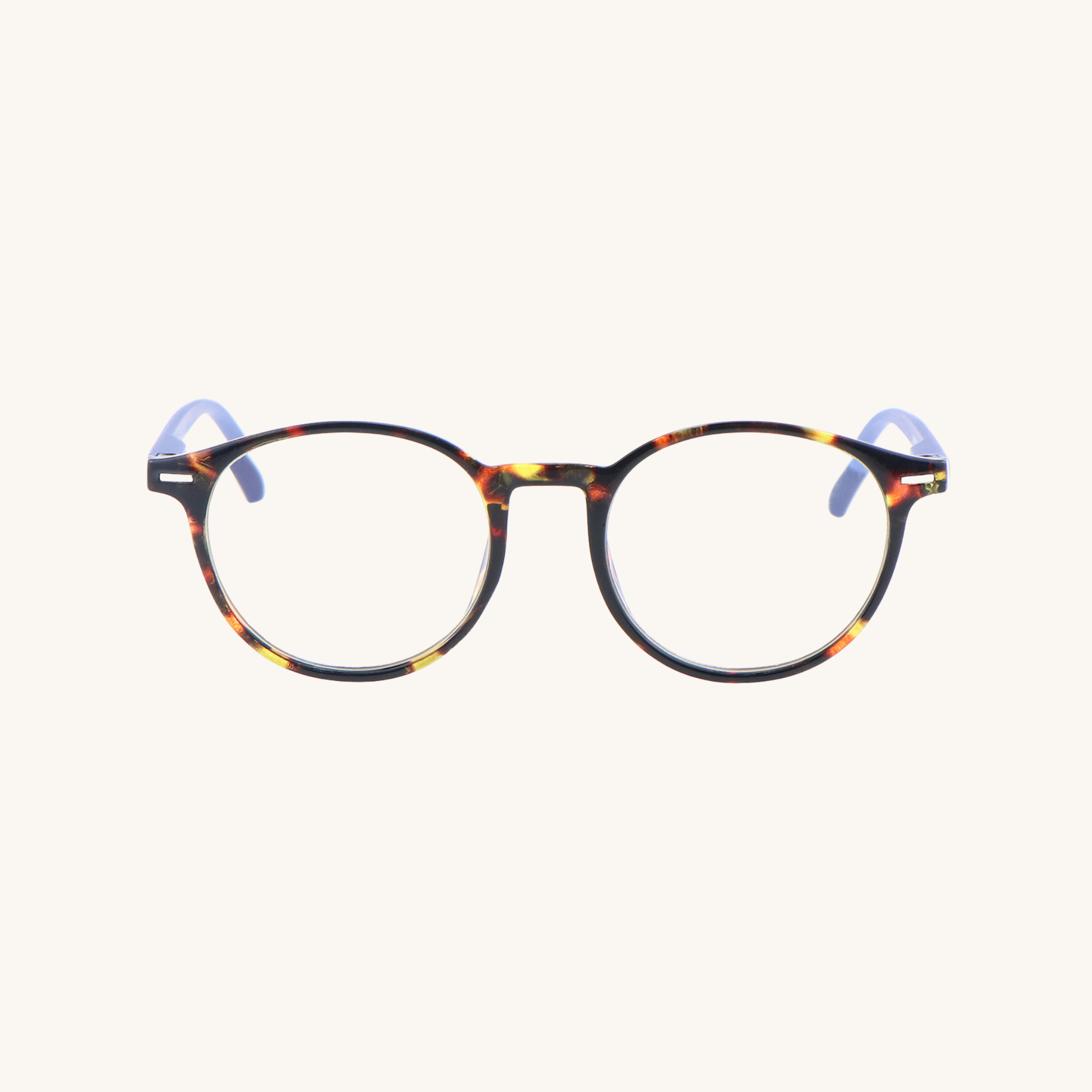 lentes de lectura aumentika modelo club con filtro azul vista frontal