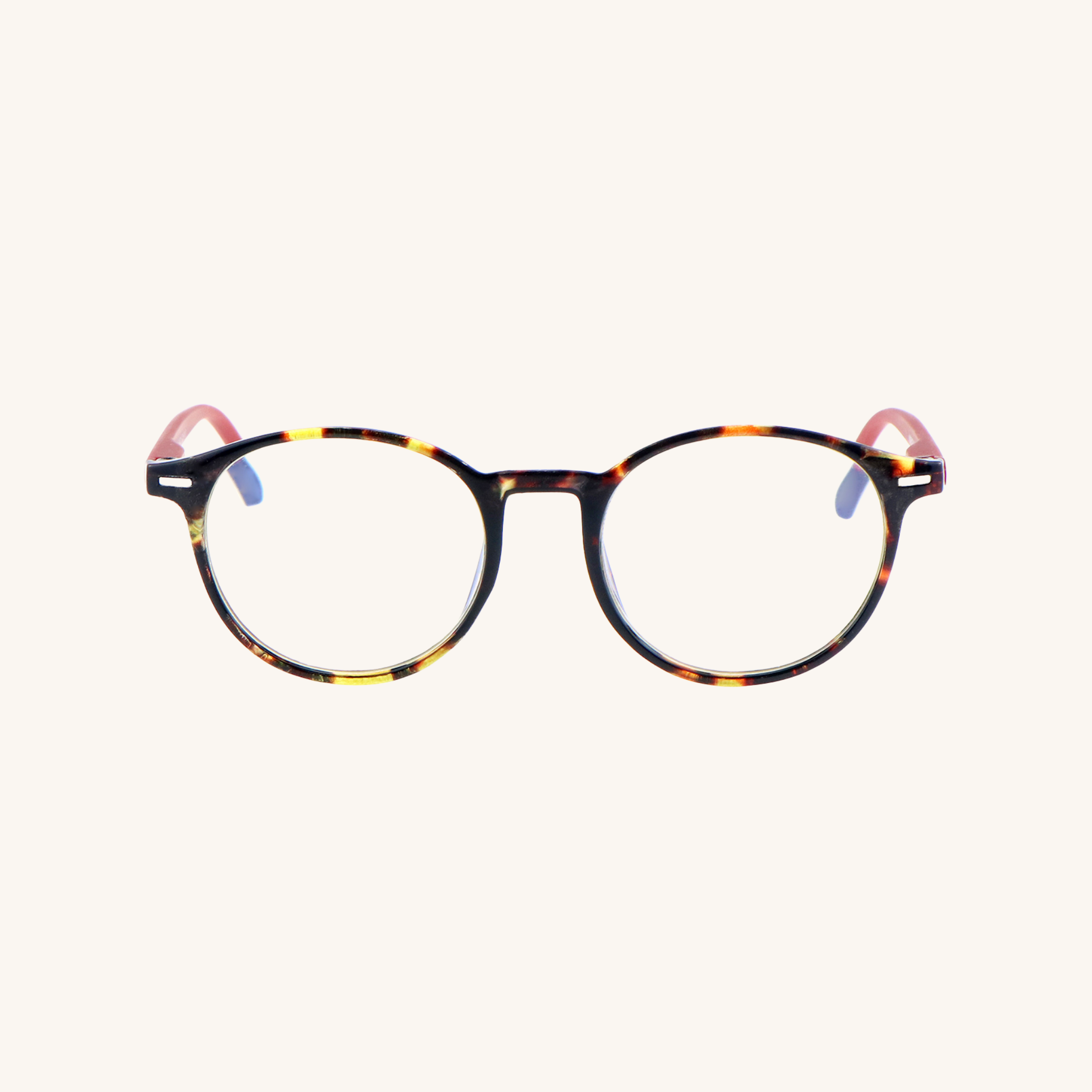 lentes de lectura aumentika modelo club con filtro azul vista frontal