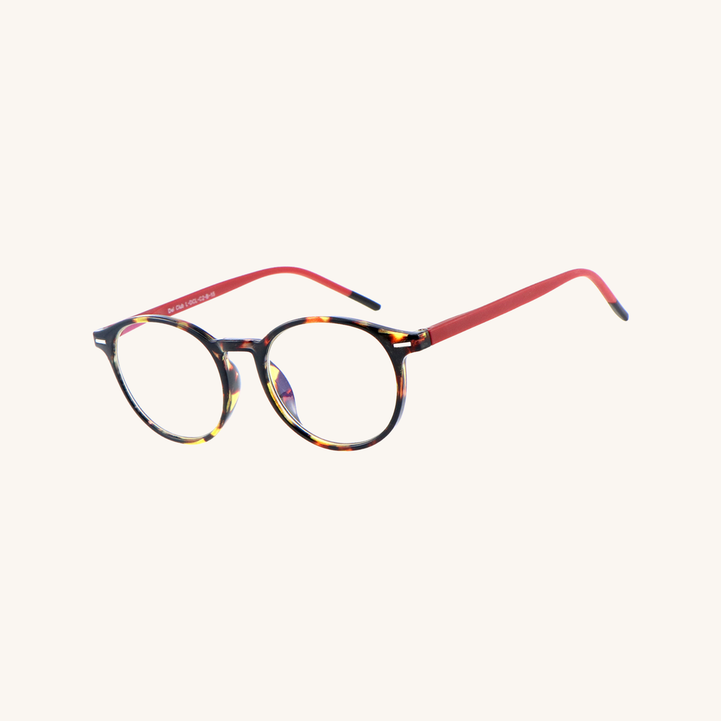 lentes de lectura aumentika modelo club con filtro azul vista lateral izquierda