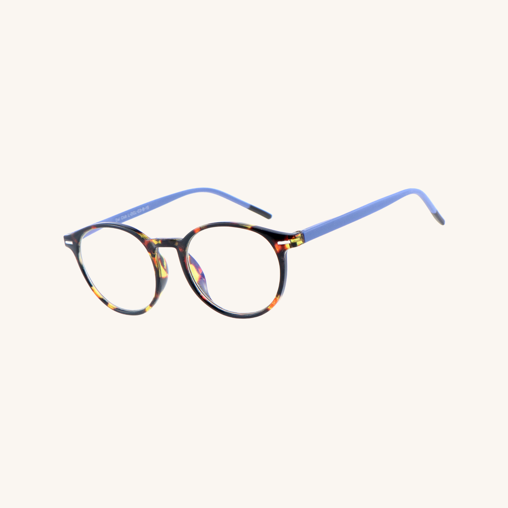 lentes de lectura aumentika modelo club con filtro azul vista lateral izquierda