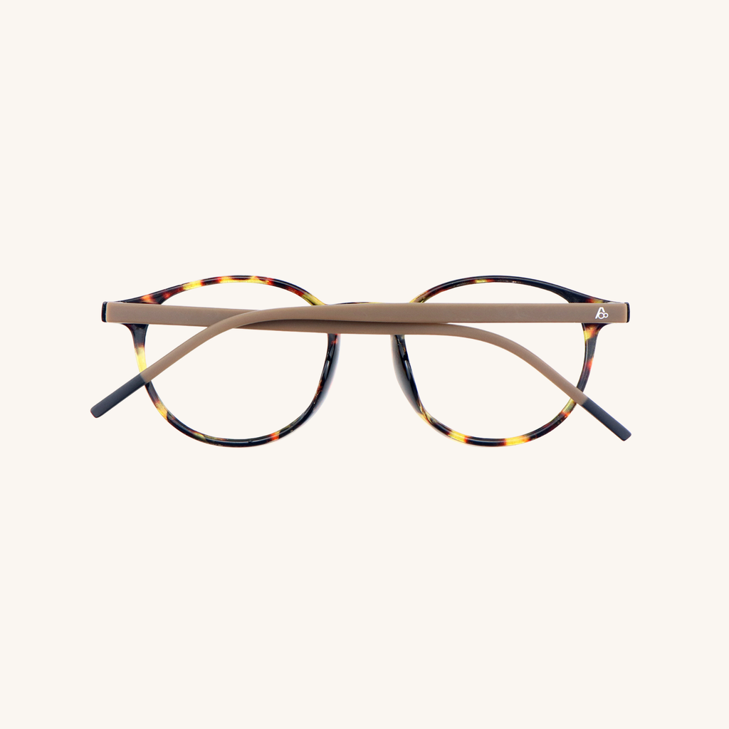 lentes de lectura aumentika modelo club con filtro azul vista trasera