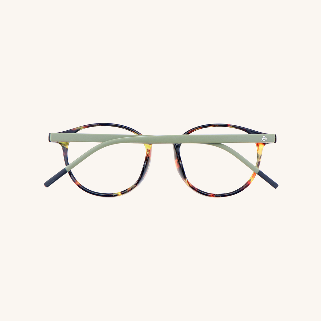 lentes de lectura aumentika modelo club con filtro azul vista trasera