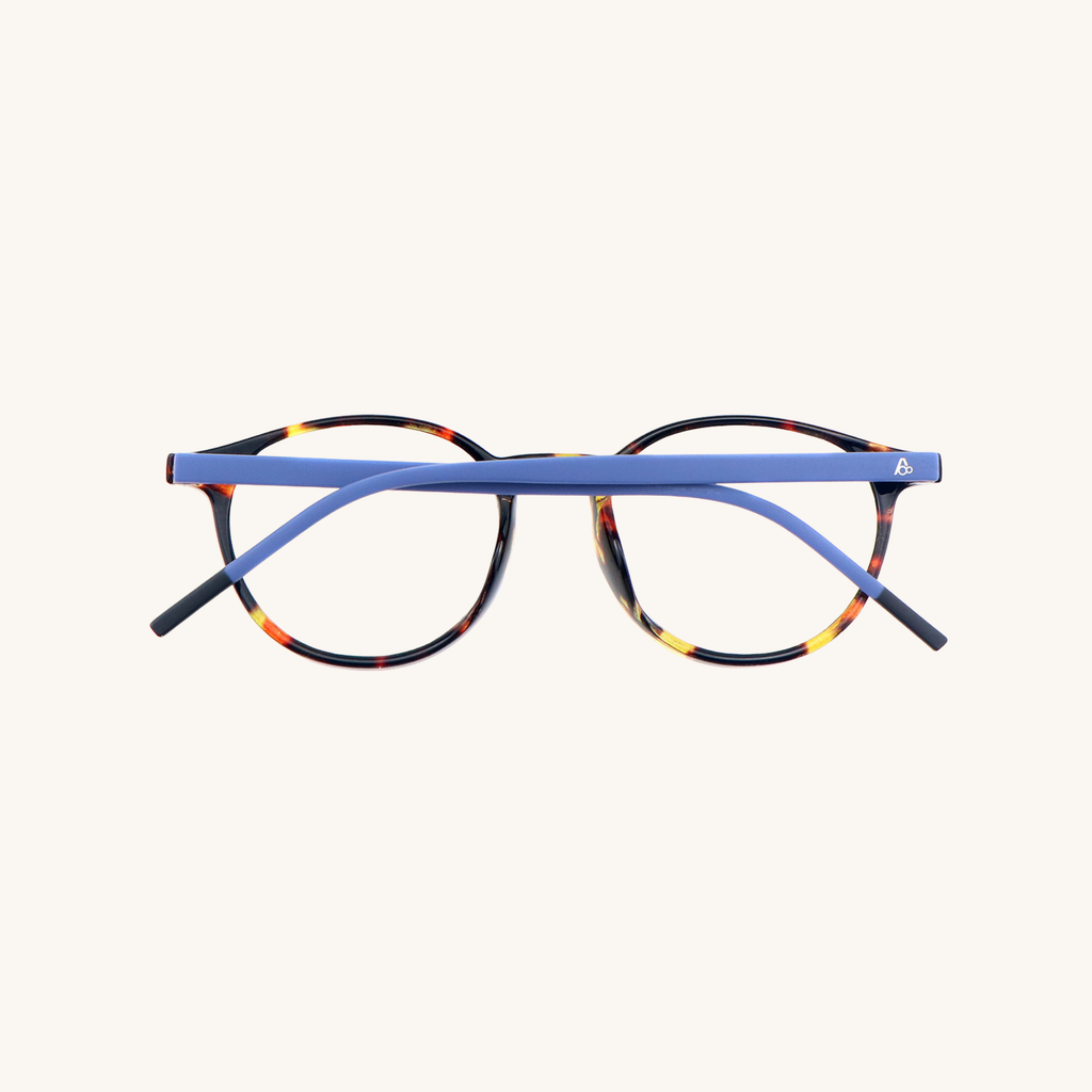 lentes de lectura aumentika modelo club con filtro azul vista trasera