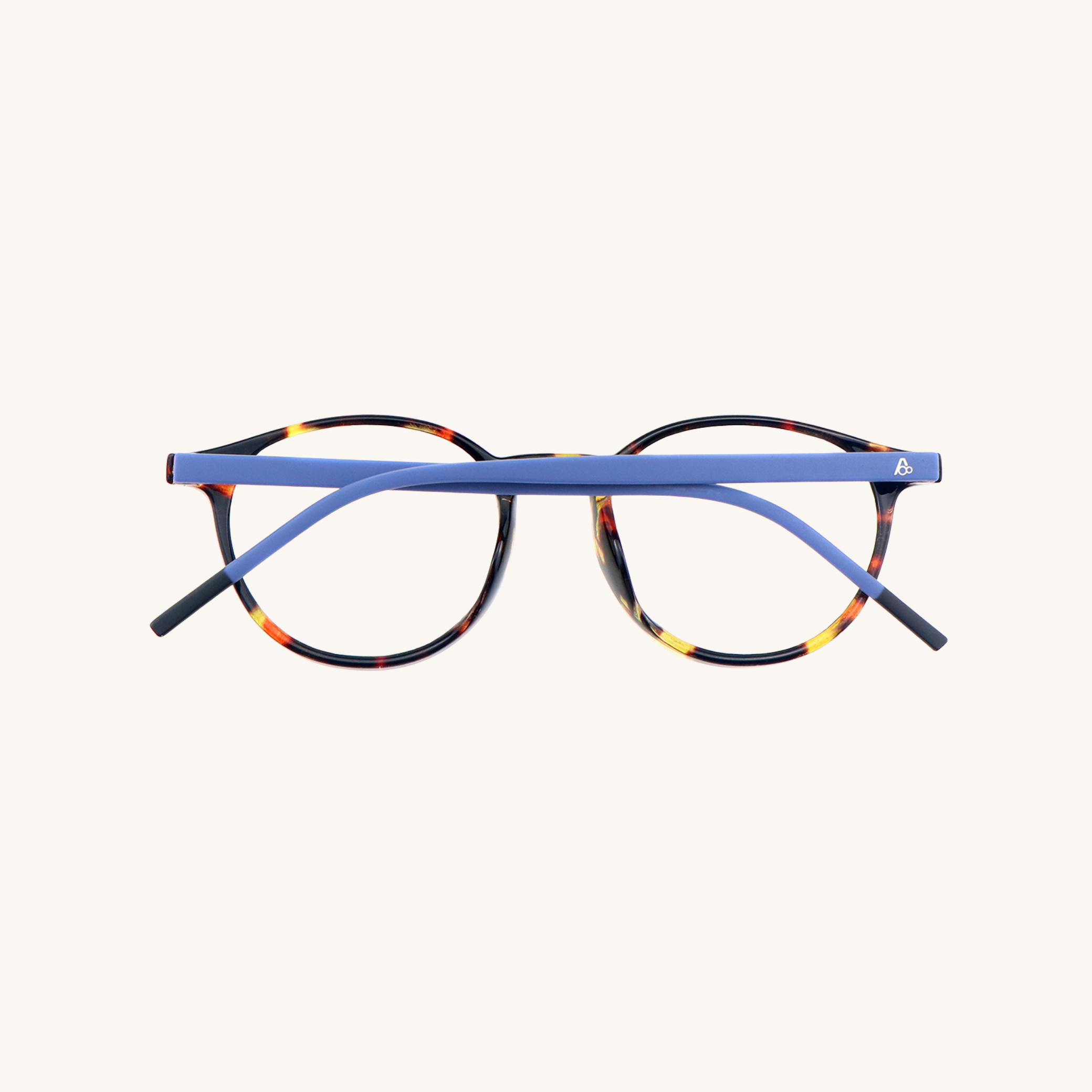 lentes de lectura aumentika modelo club con filtro azul vista trasera