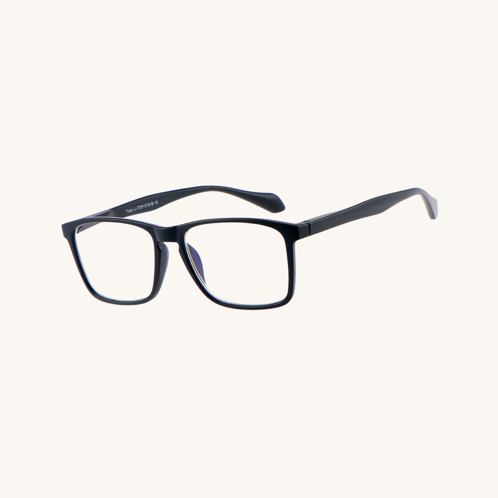 lentes de lectura aumentika modelo topo filtro azul vista lateral izquierda
