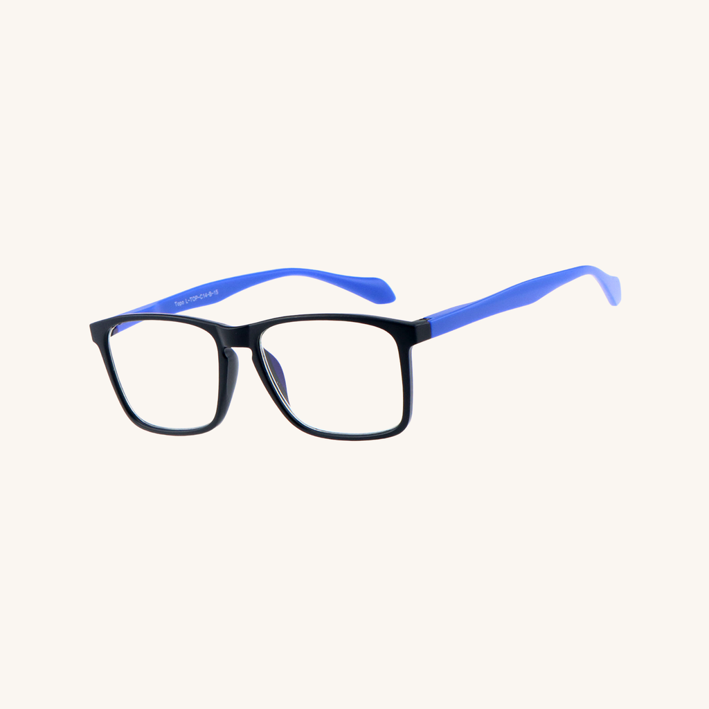lentes de lectura aumentika modelo topo filtro azul vista lateral izquierda