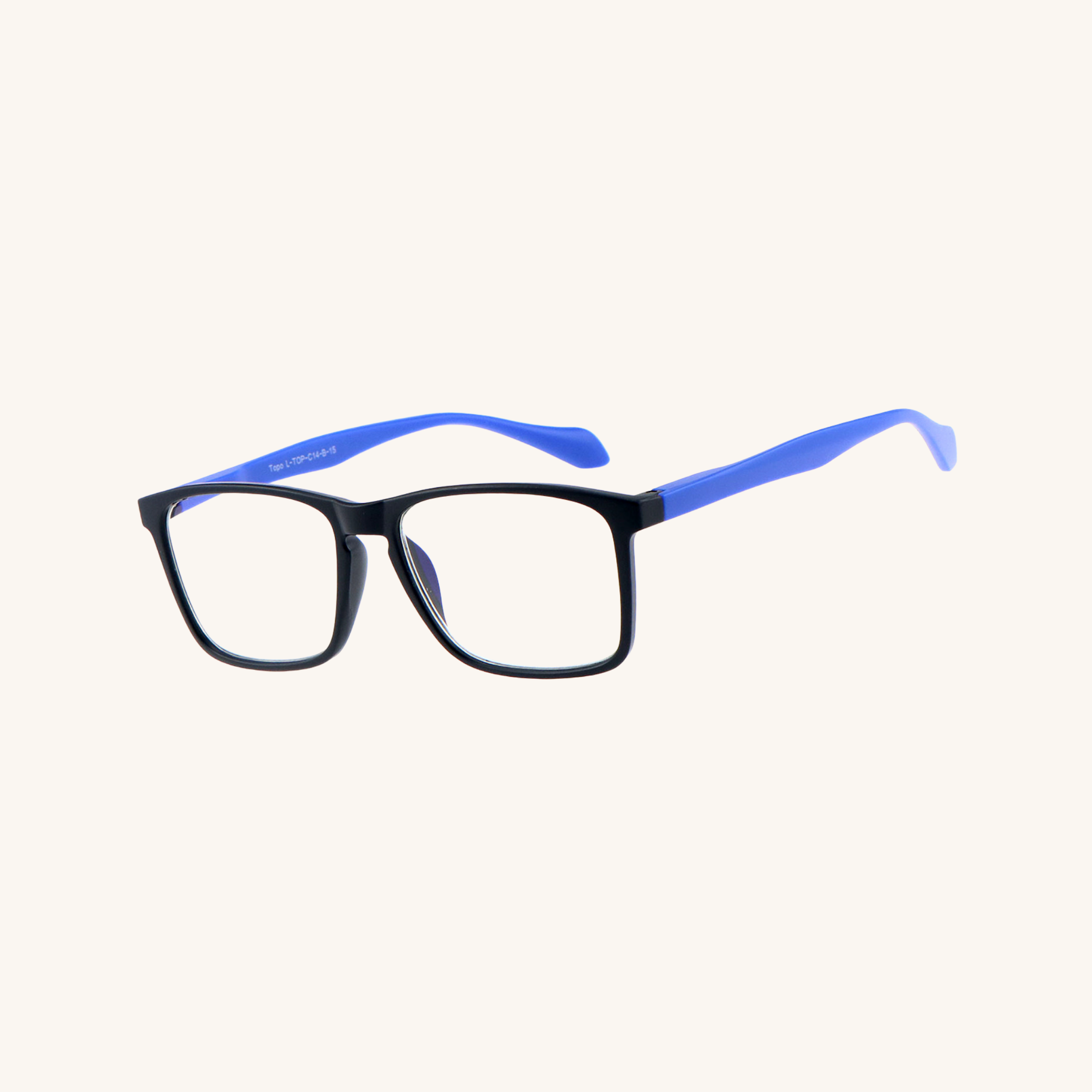 lentes de lectura aumentika modelo topo filtro azul vista lateral izquierda