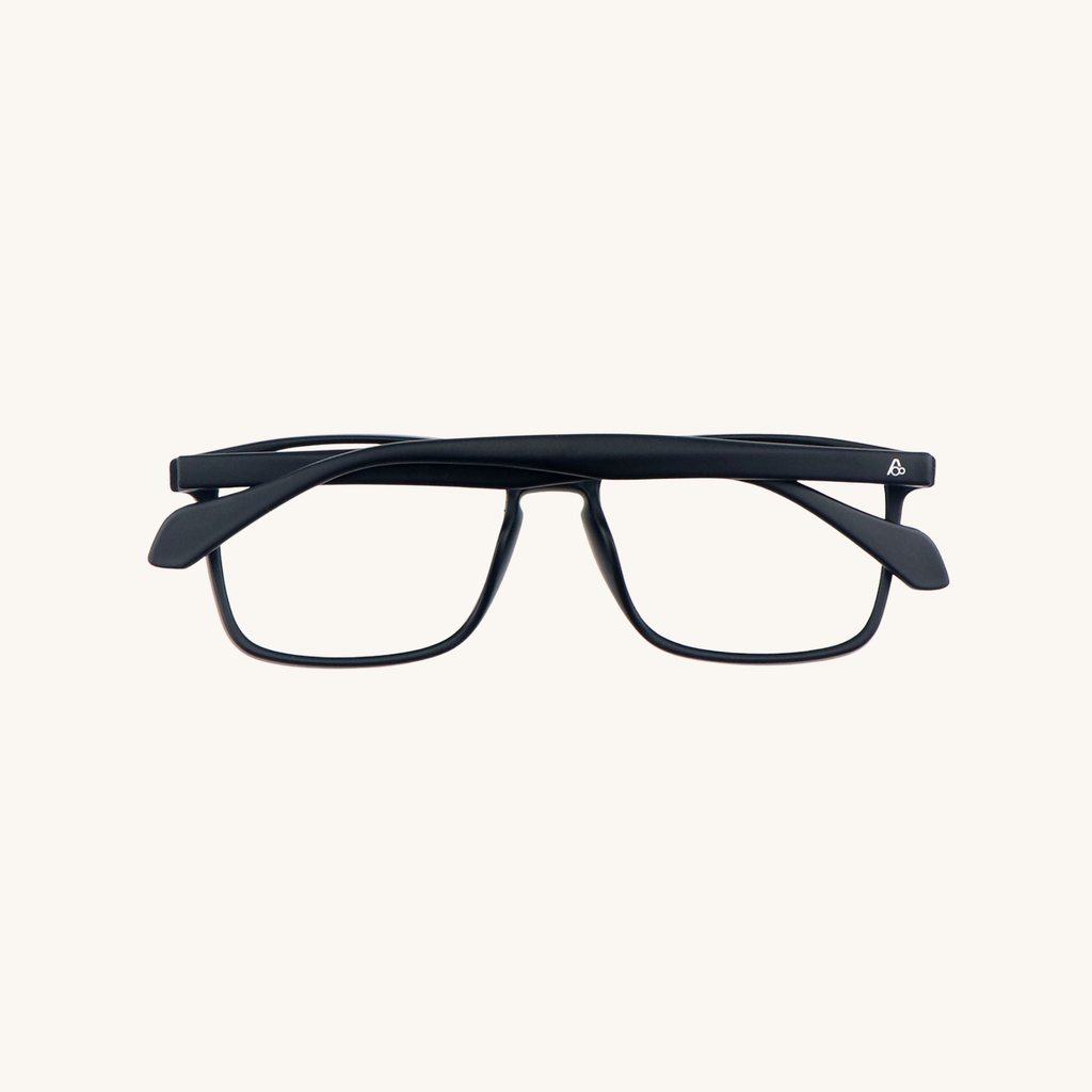 lentes de lectura aumentika modelo topo con filtro azul vista trasera