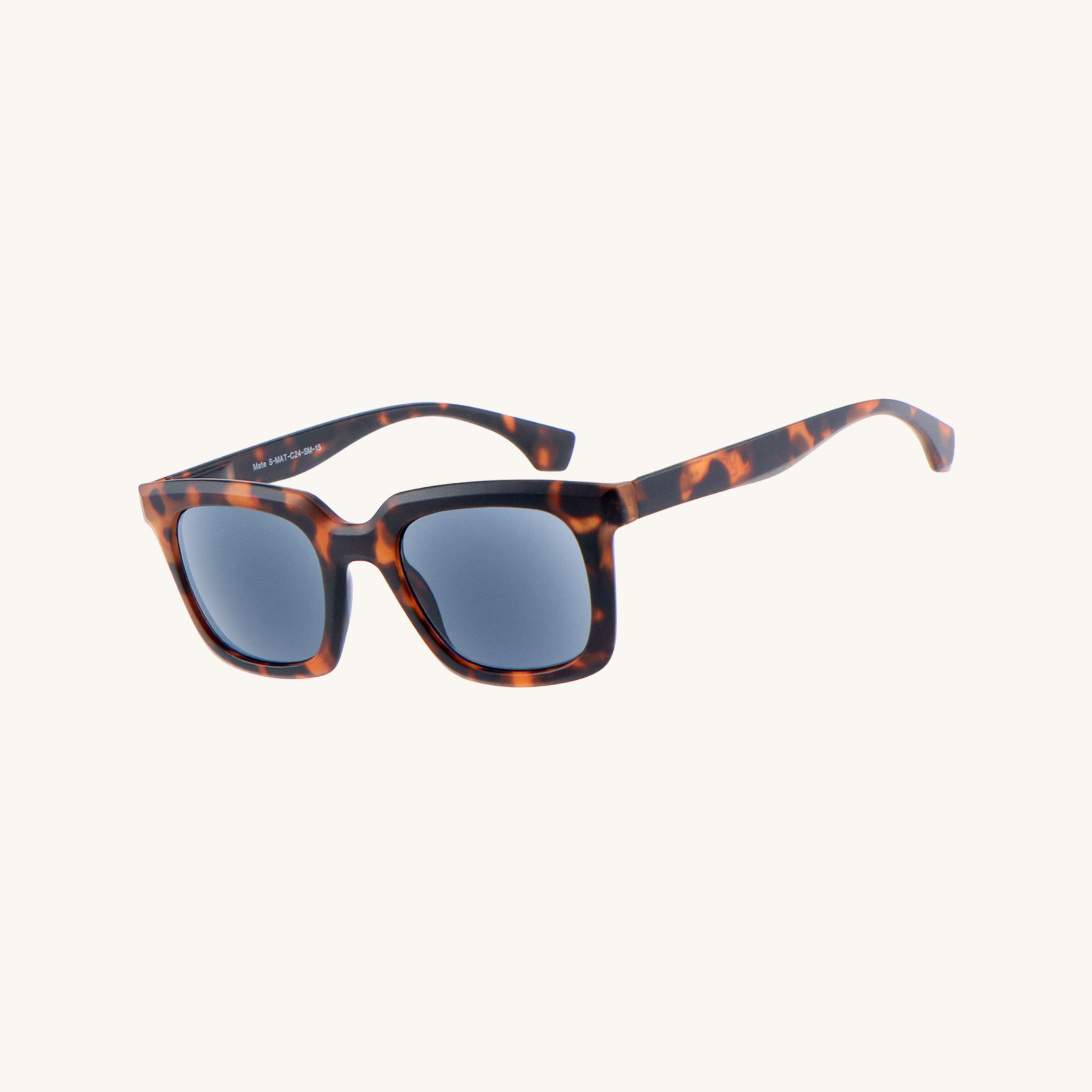lentes de sol con aumento aumentika modelo mate vista lateral izquierda